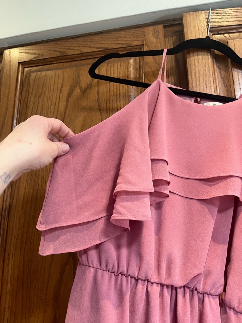 Miami Pink Ruffle Dress - Picture 2 of 4